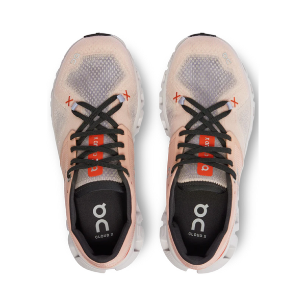 On Women's Cloud X3 Training Sneaker in Rose/Sand