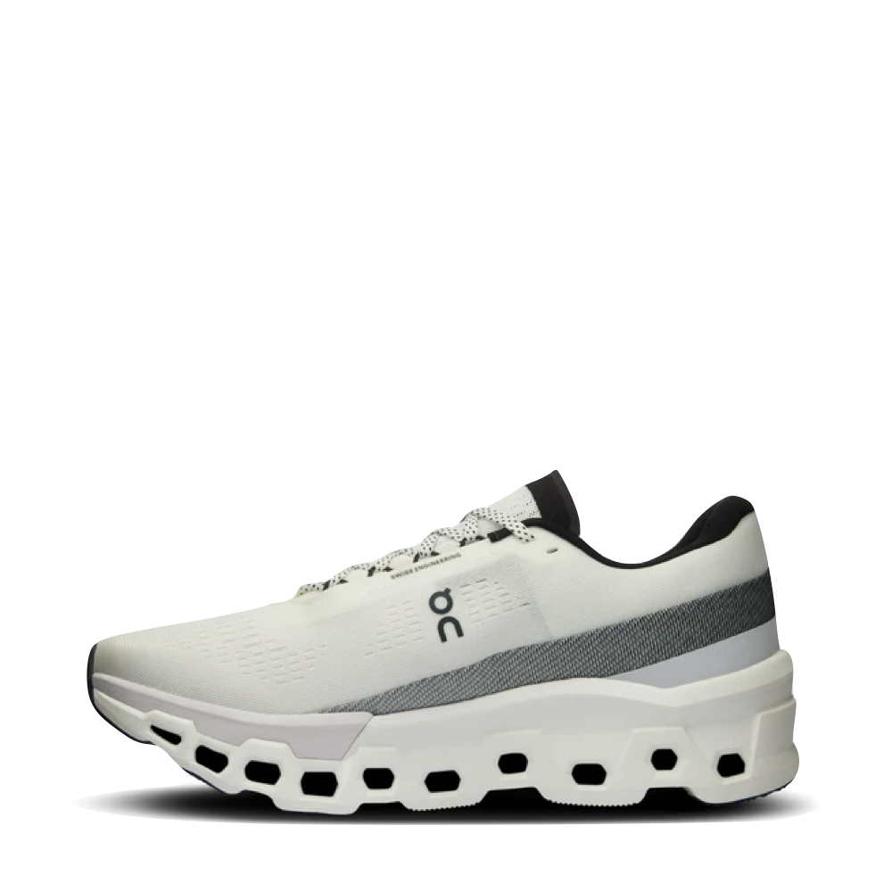 Side (left) view of On Cloudmonster 2 for women.