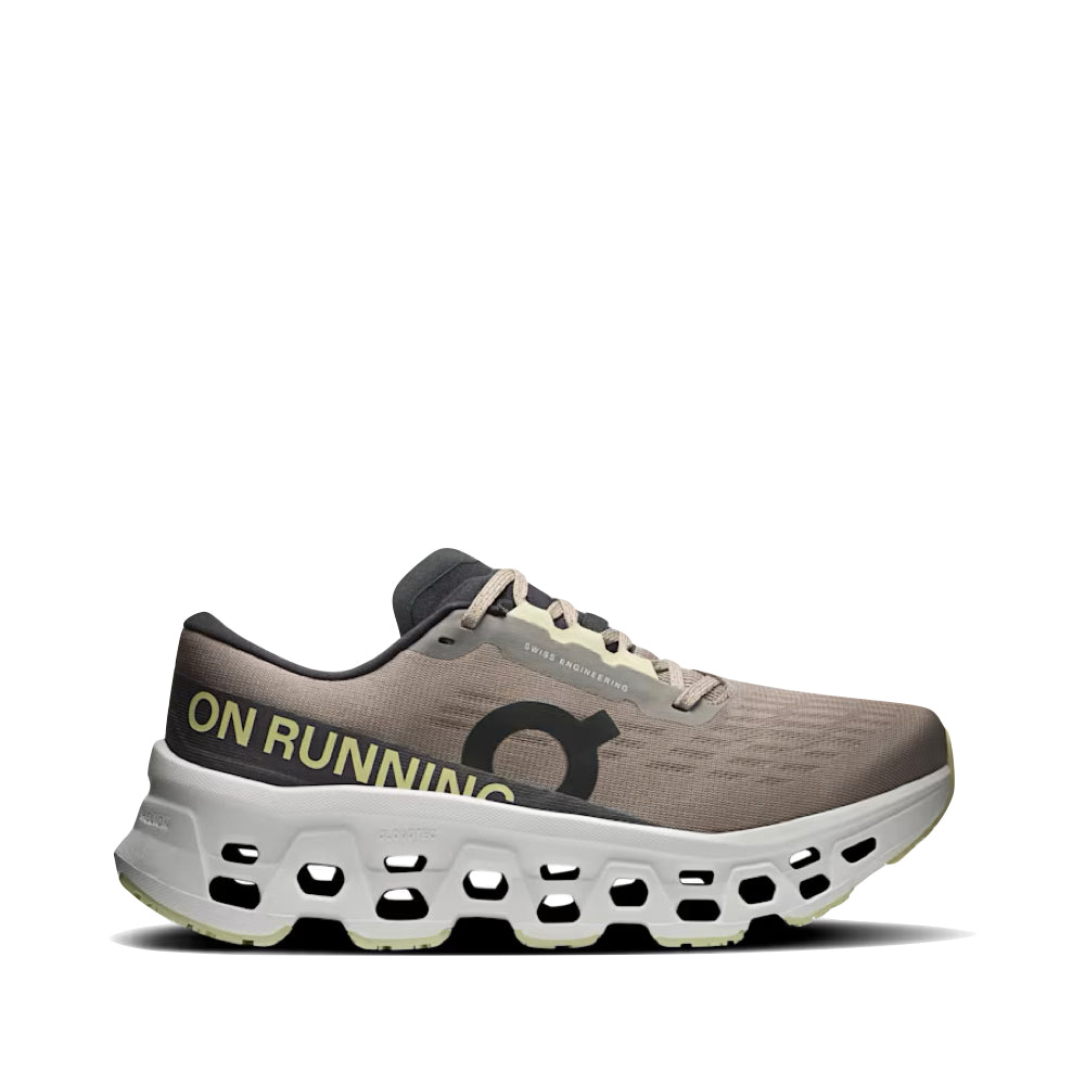 Side (right) view of On Cloudmonster 3 Sneaker for women.