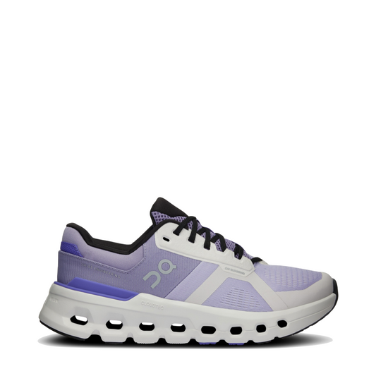 Side (right) view of On Cloudrunner 2 Sneaker for women.