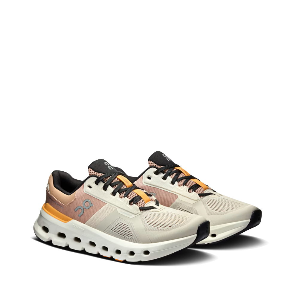 Mudguard and Toe view of On Cloudrunner 2 Sneaker for women.