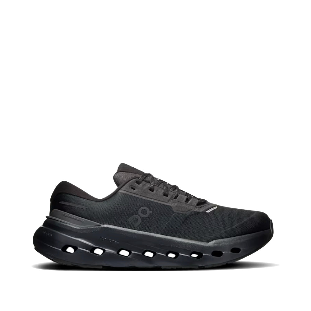 Side (right) view of On Cloudrunner 3 Waterproof Sneaker for women.