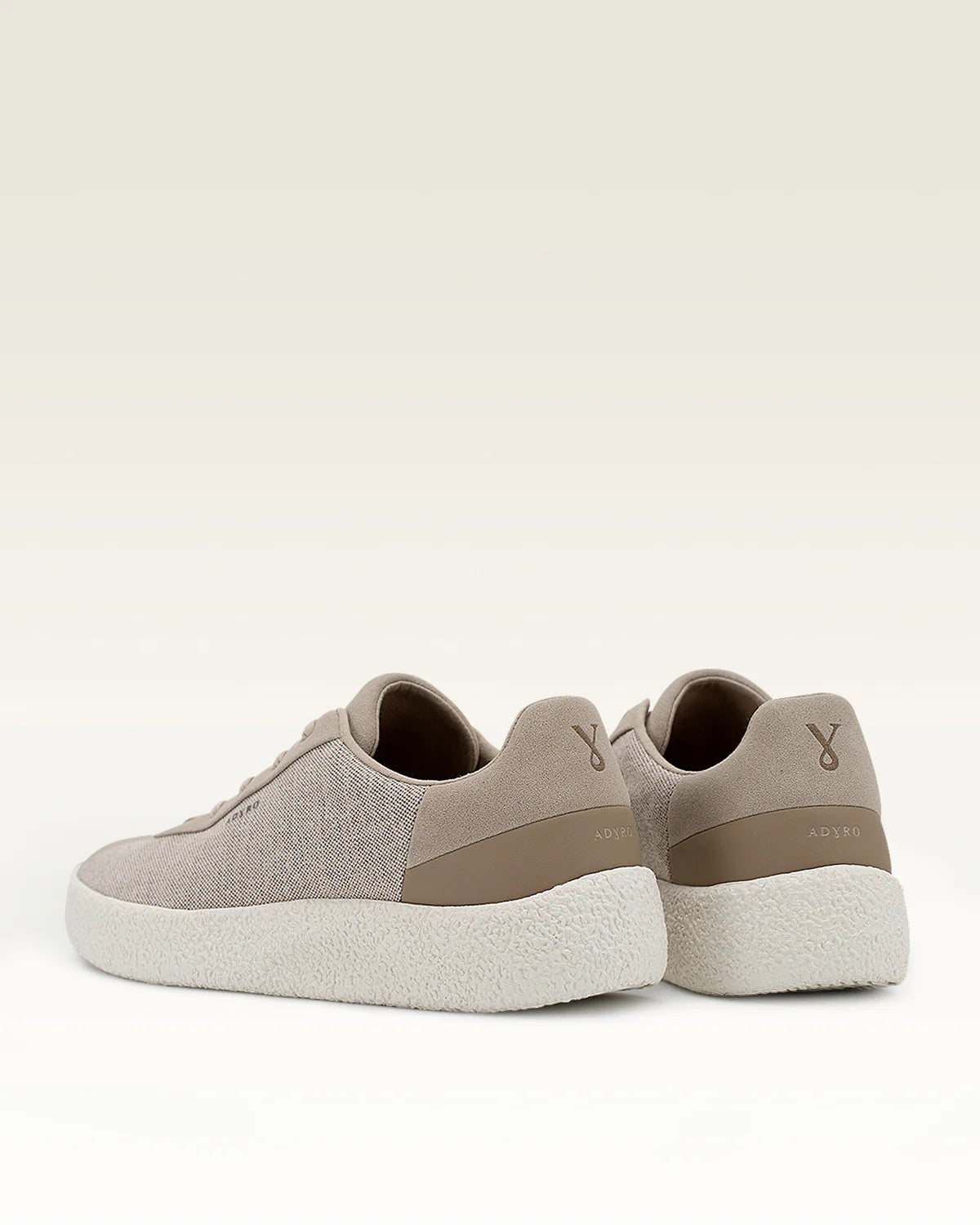 Adyro Men's Primo 2.0 Tie Sneaker in Sand Beige