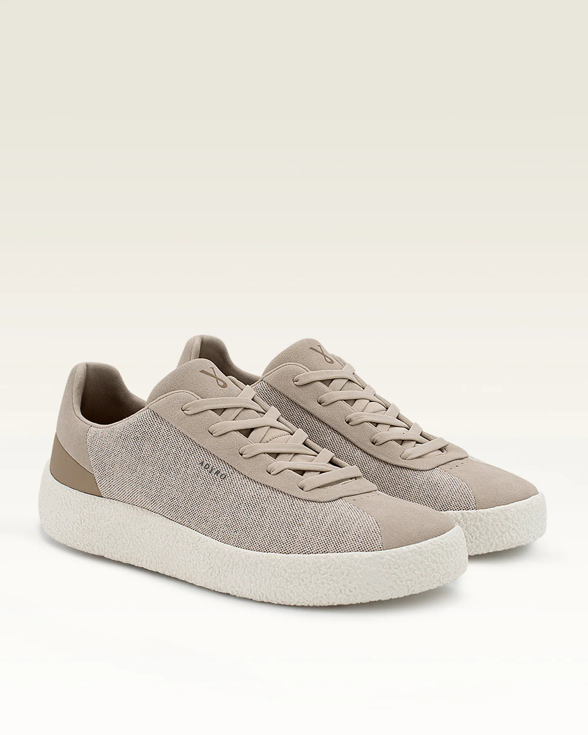 Adyro Men's Primo 2.0 Tie Sneaker in Sand Beige