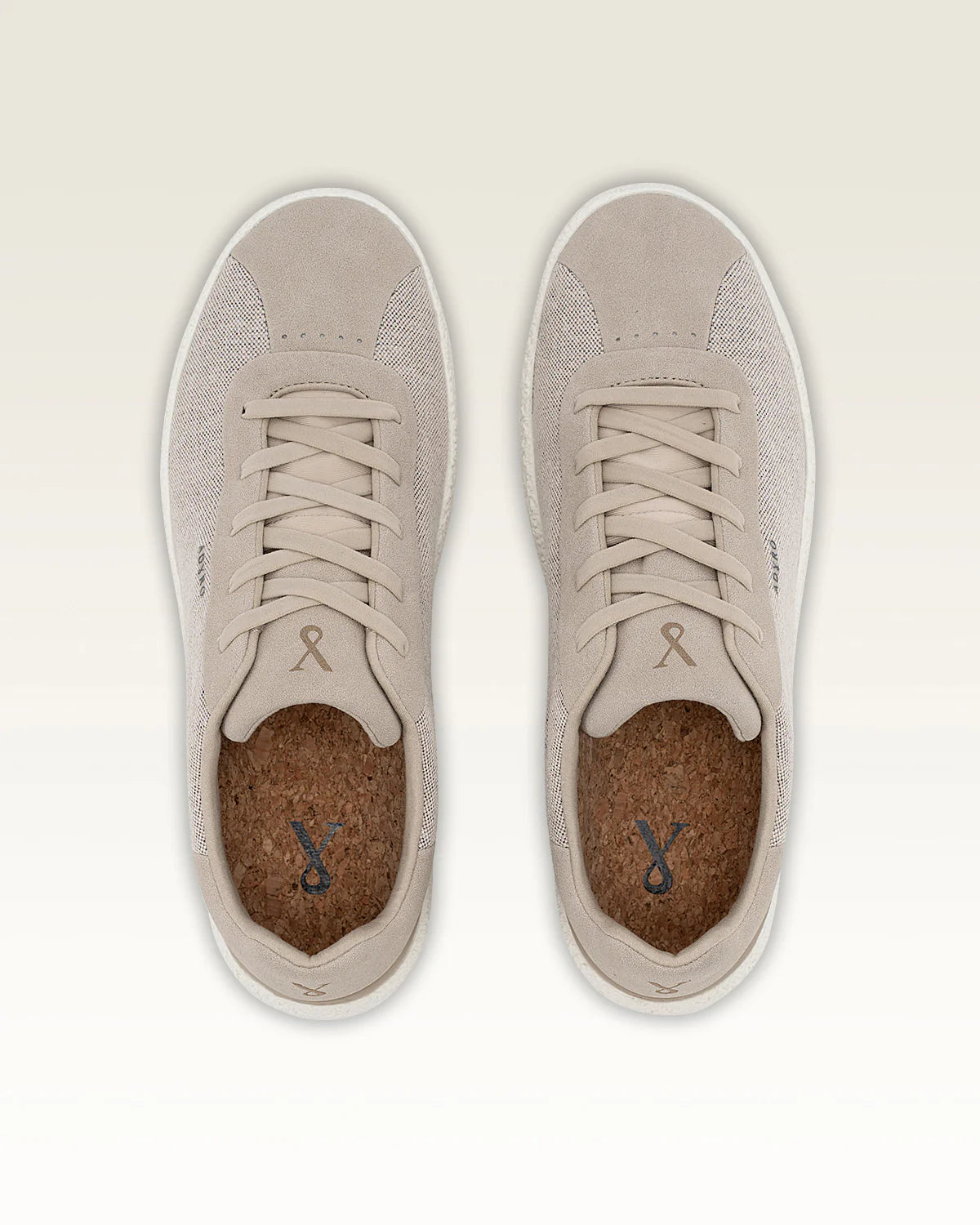 Adyro Men's Primo 2.0 Tie Sneaker in Sand Beige