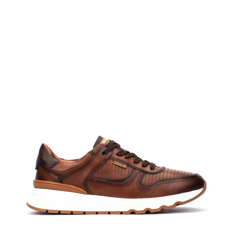 Side (right) view of Pikolinos Aranda Lace Sneaker for men.