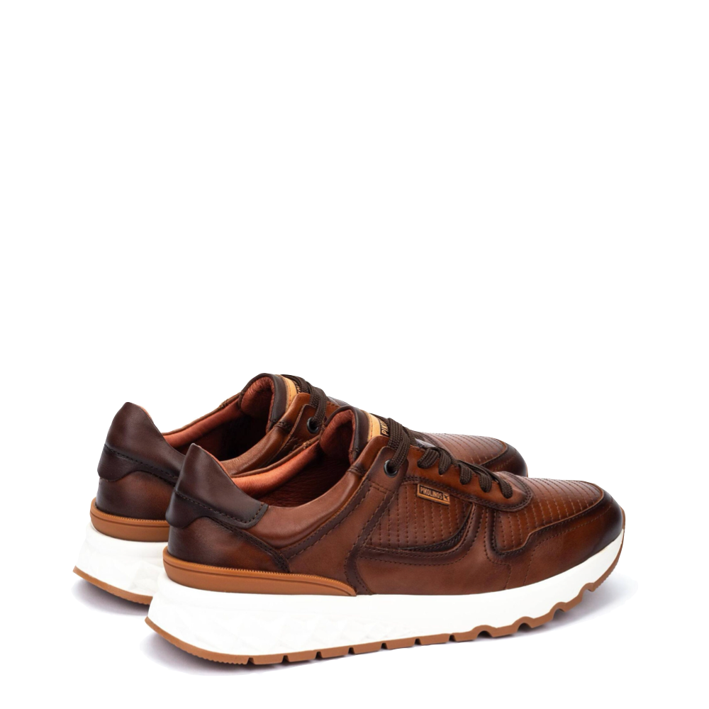 Heel view of Pikolinos Aranda Lace Sneaker for men.