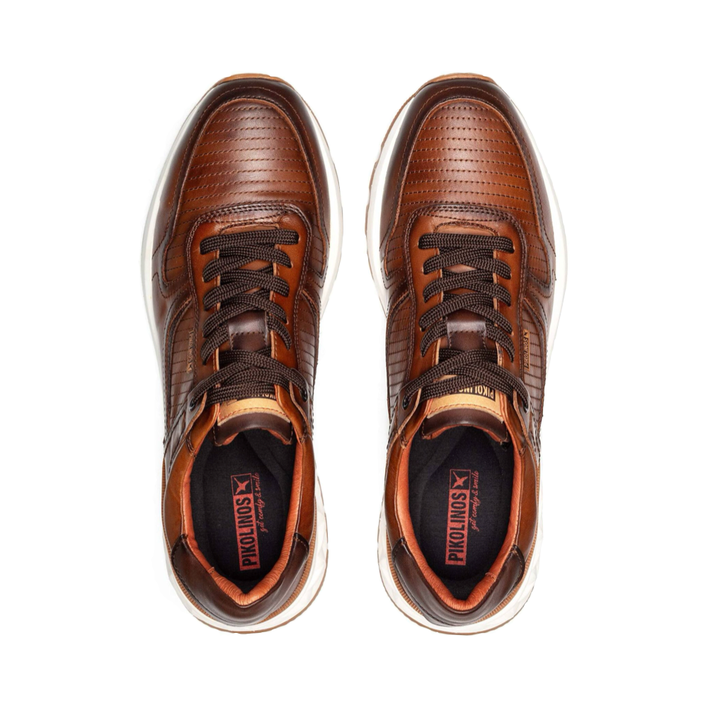 Top-down view of Pikolinos Aranda Lace Sneaker for men.