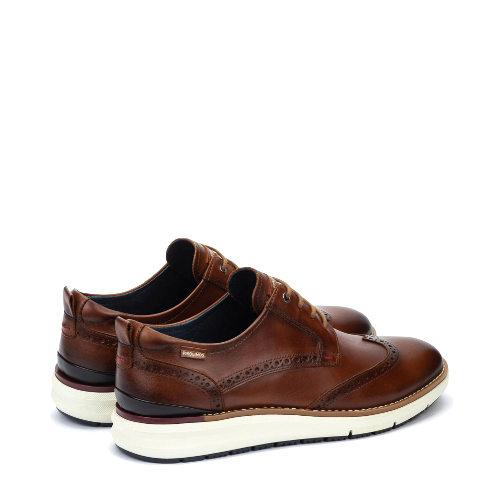 Heel view of Pikolinos Manacor Wing Lace Show for men.