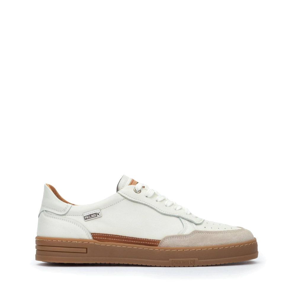 Side (right) view of Pikolinos Xativa Lace Sneaker for men.