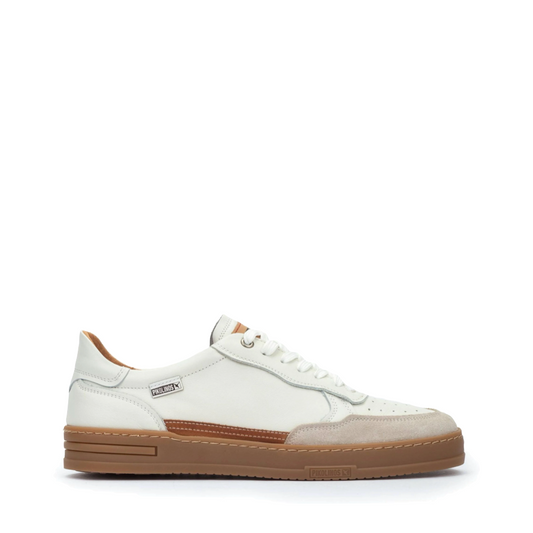 Side (right) view of Pikolinos Xativa Lace Sneaker for men.