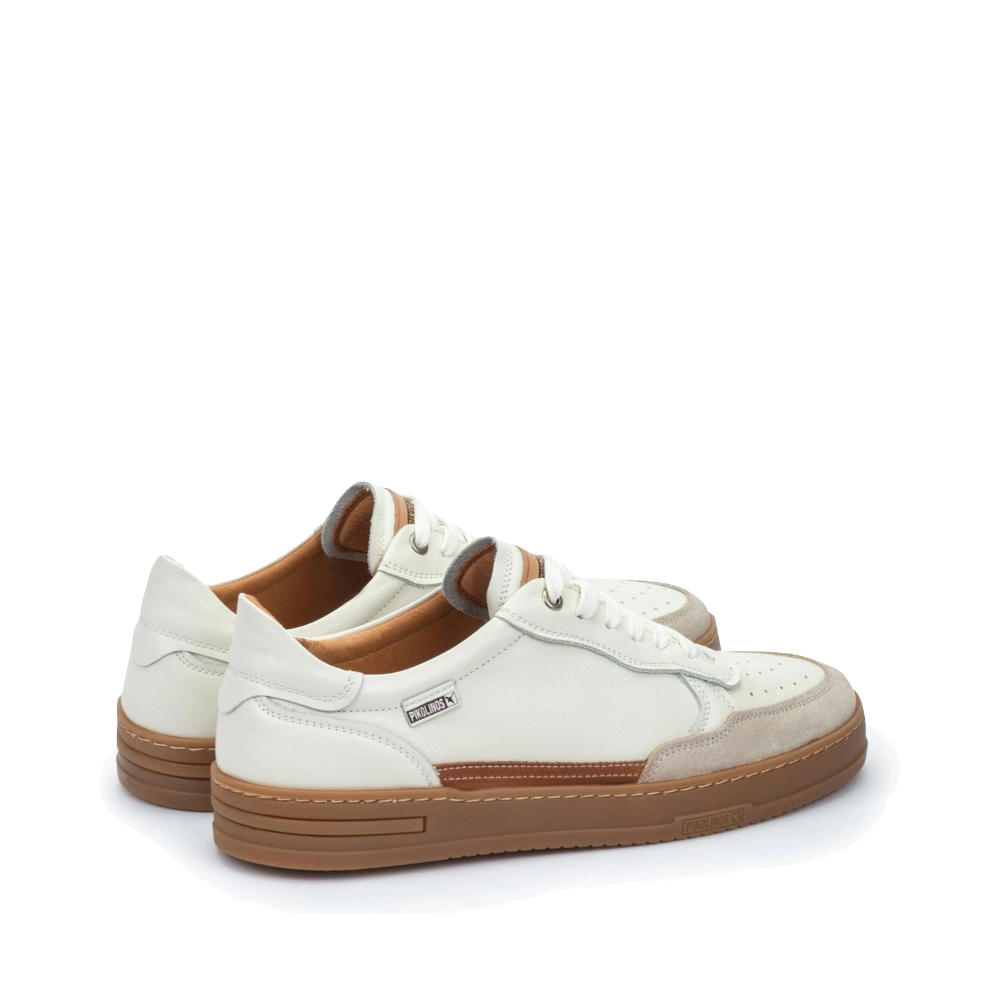 Heel view of Pikolinos Xativa Lace Sneaker for men.