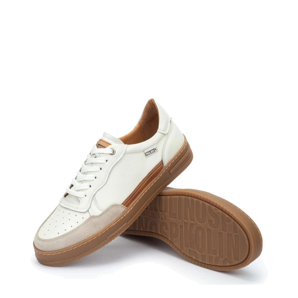 Side and bottom view of Pikolinos Xativa Lace Sneaker for men.