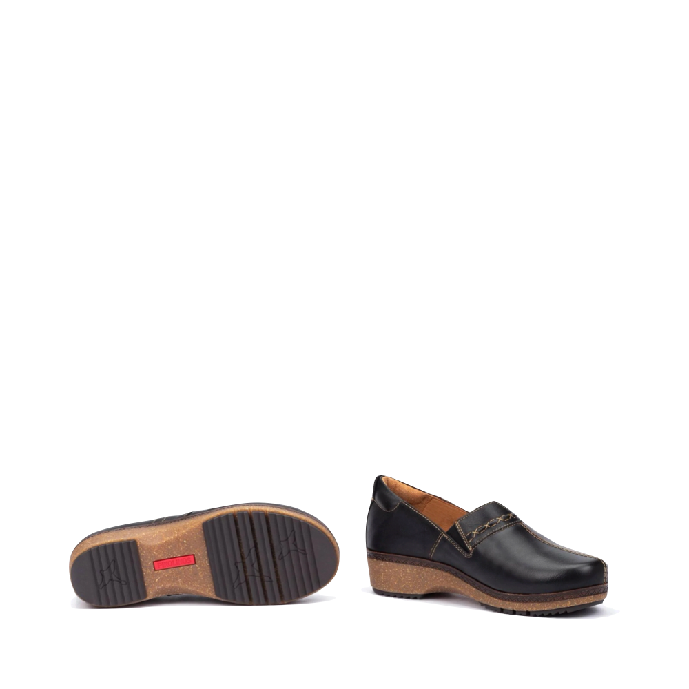 Bottom and side view of Pikolinos Granada Clog for women.