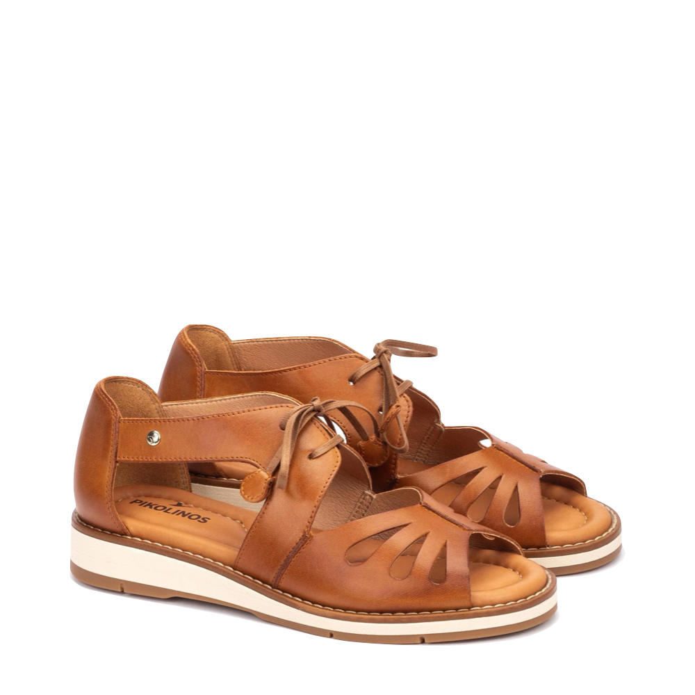 Toe view of Pikolinos Roquetas Lace Sandal for women.