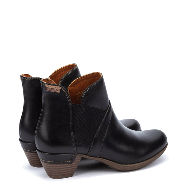 Pikolinos Women's Rotterdam Heeled Ankle Boot in Black