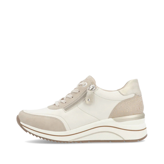 Side (left) view of Remonte Eleni 00 Wedge Sneaker for women.