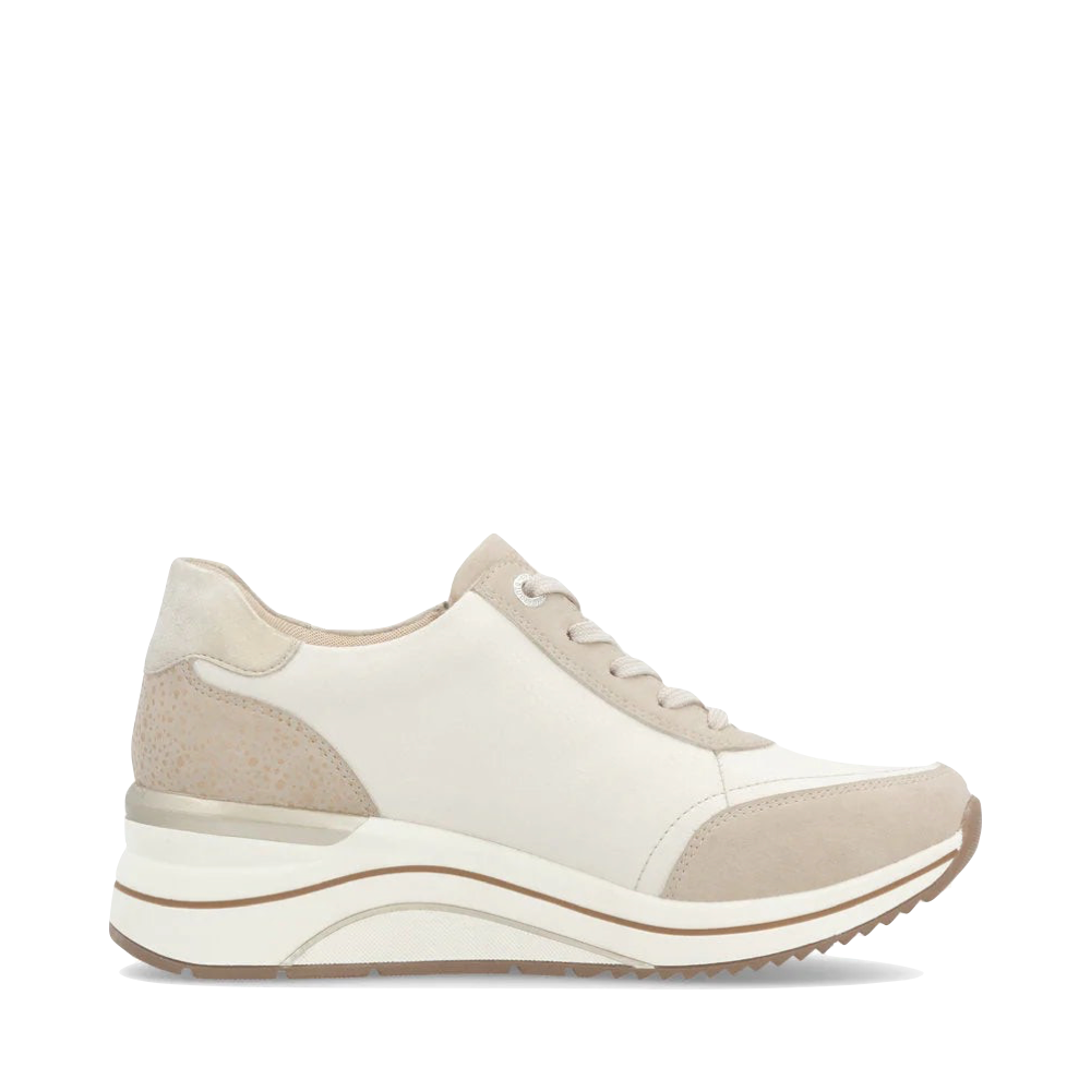 Side (right) view of Remonte Eleni 00 Wedge Sneaker for women.