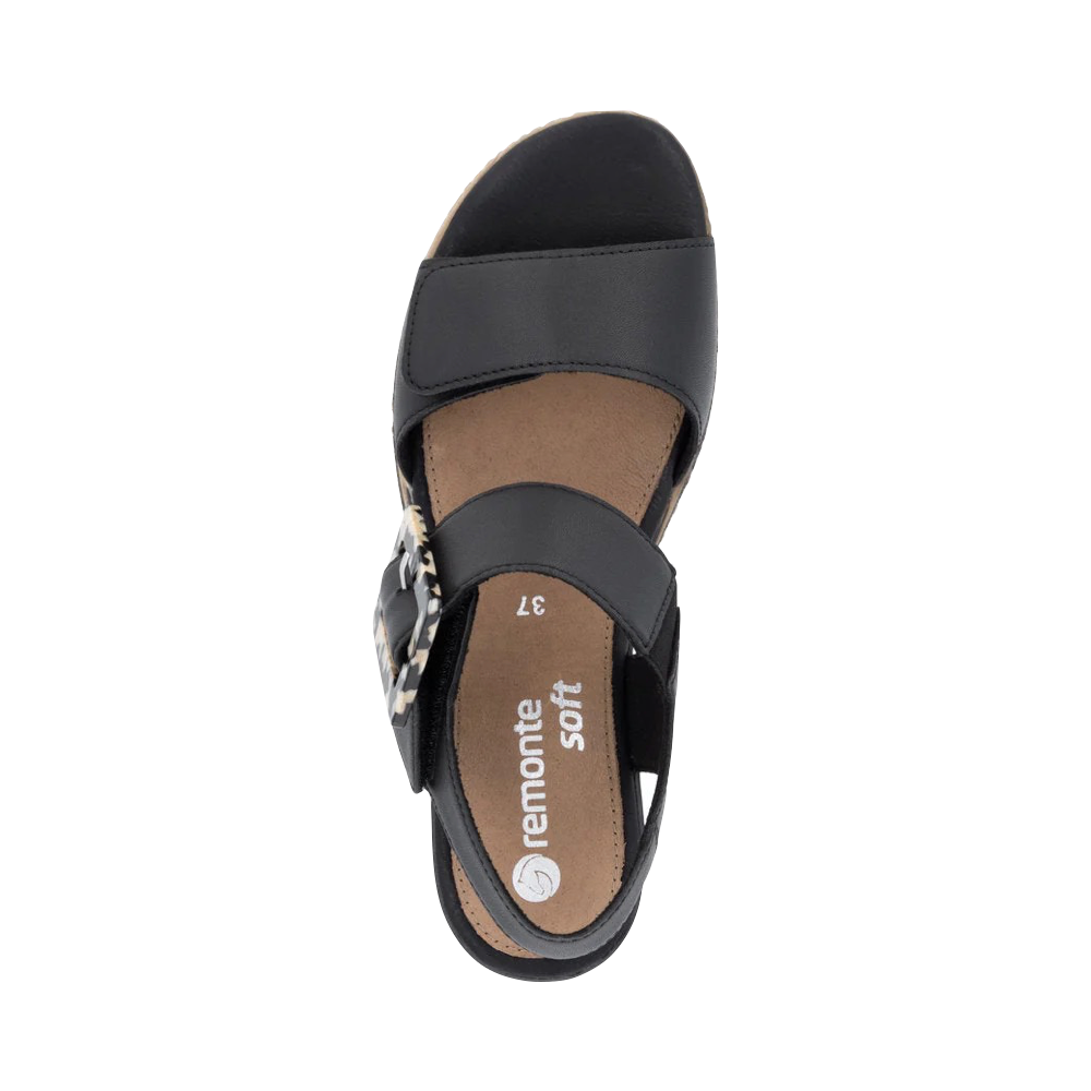 Top-down view of Remonte Jerilyn 53 Wedge Sandal for women.