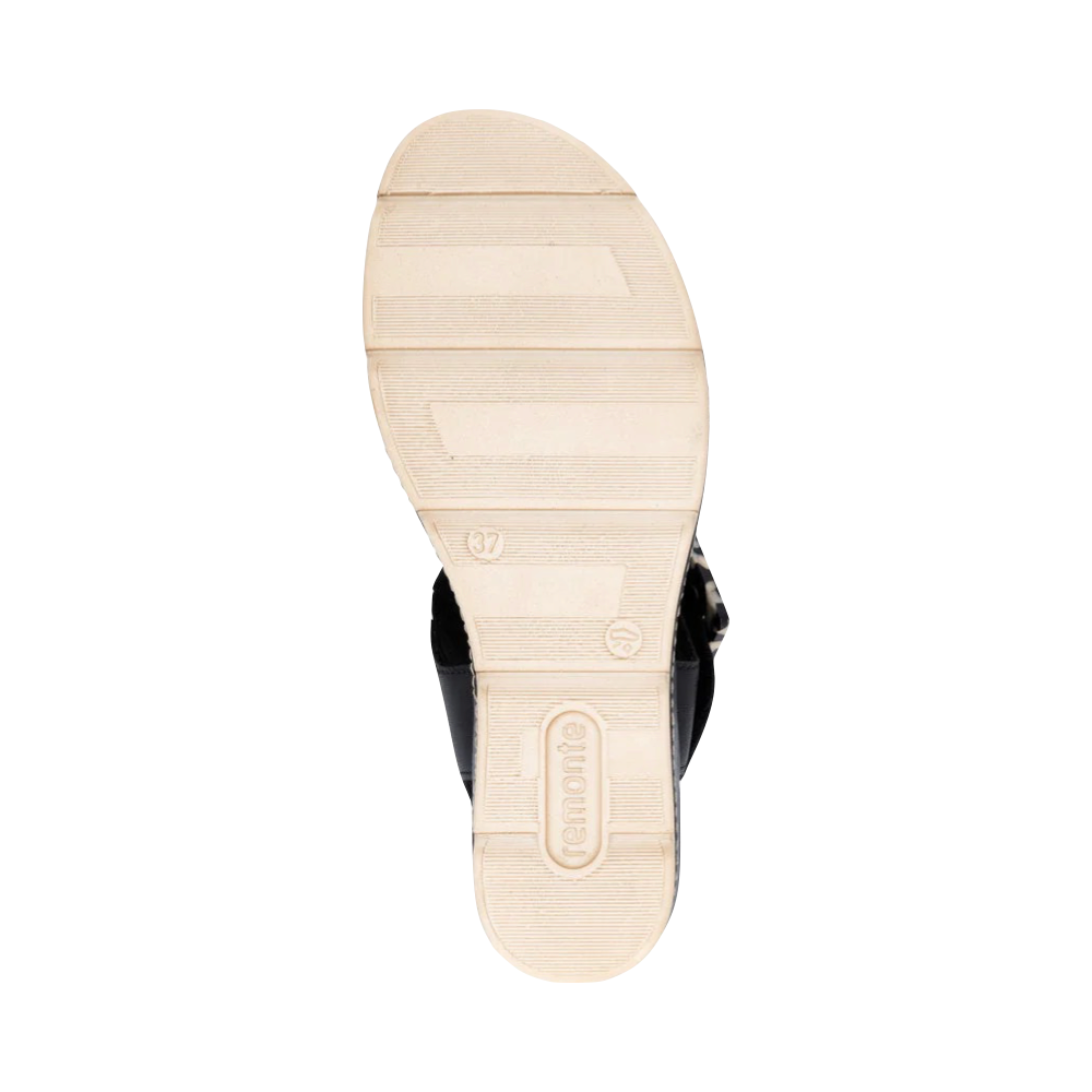 Bottom view of Remonte Jerilyn 53 Wedge Sandal for women.