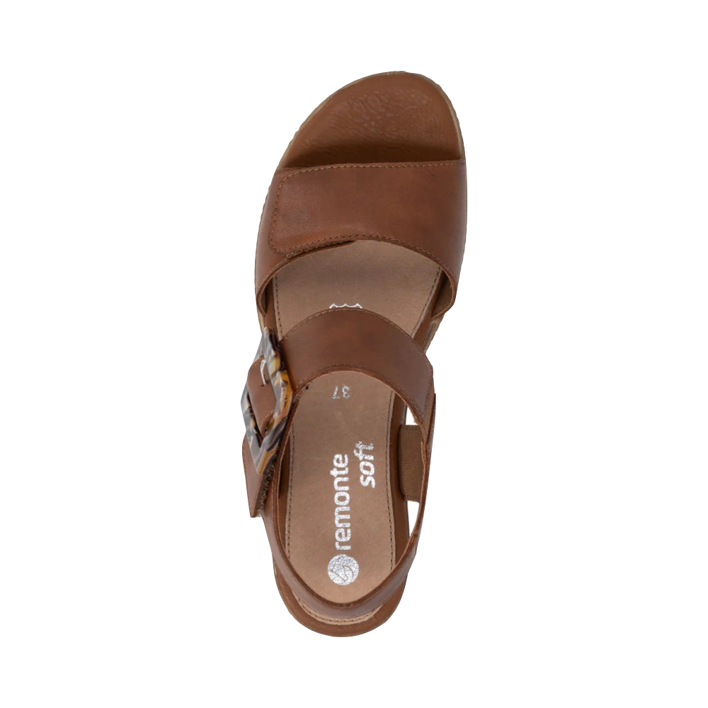 Top-down view of Remonte Jerilyn 53 Wedge Sandal for women.