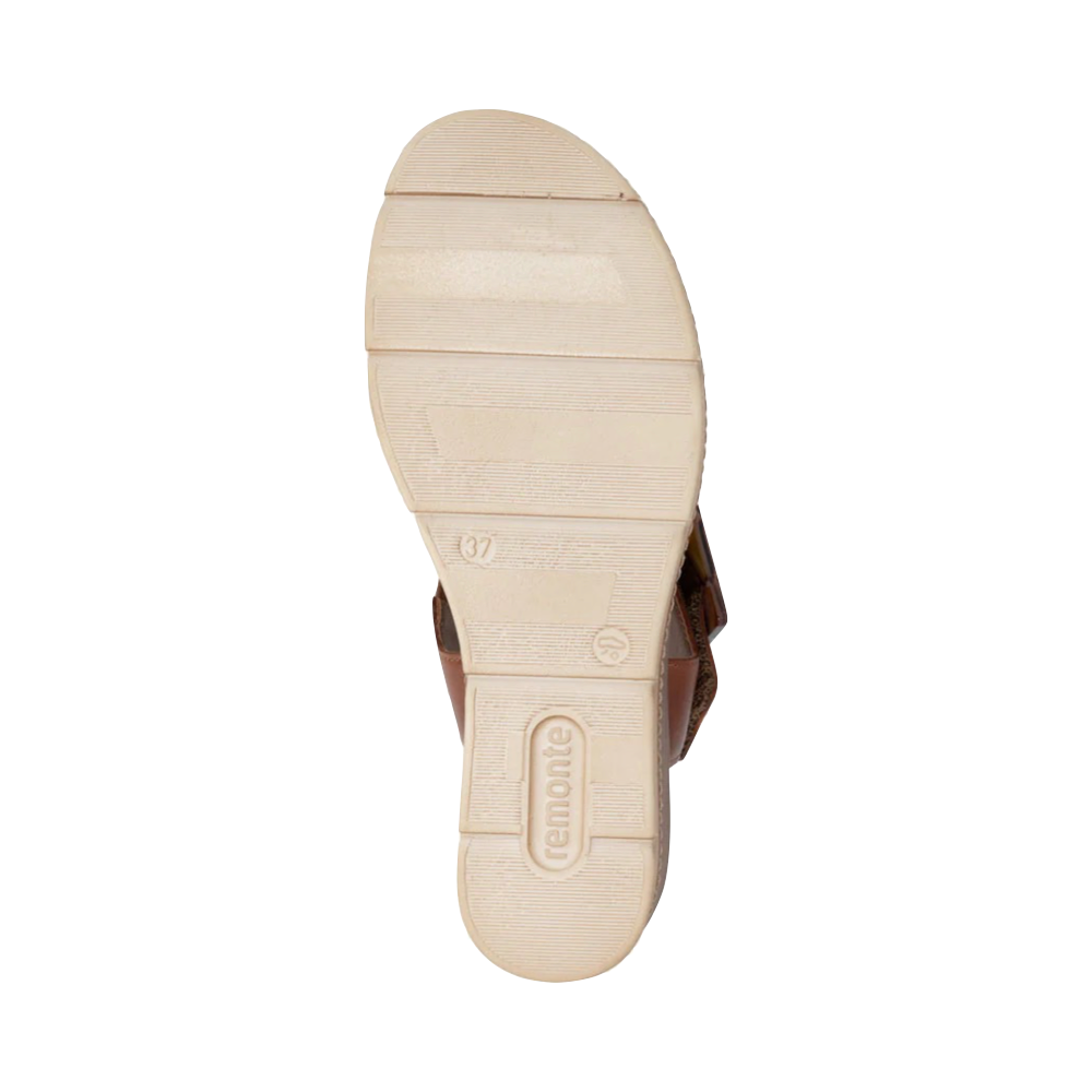 Bottom view of Remonte Jerilyn 53 Wedge Sandal for women.