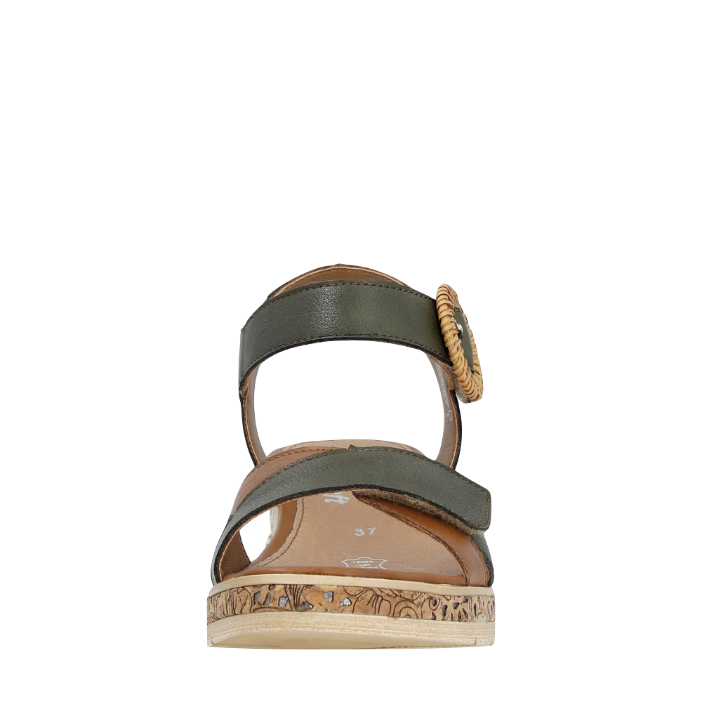 Front view of Remonte Jerilyn 67 Wedge Sandal for women.
