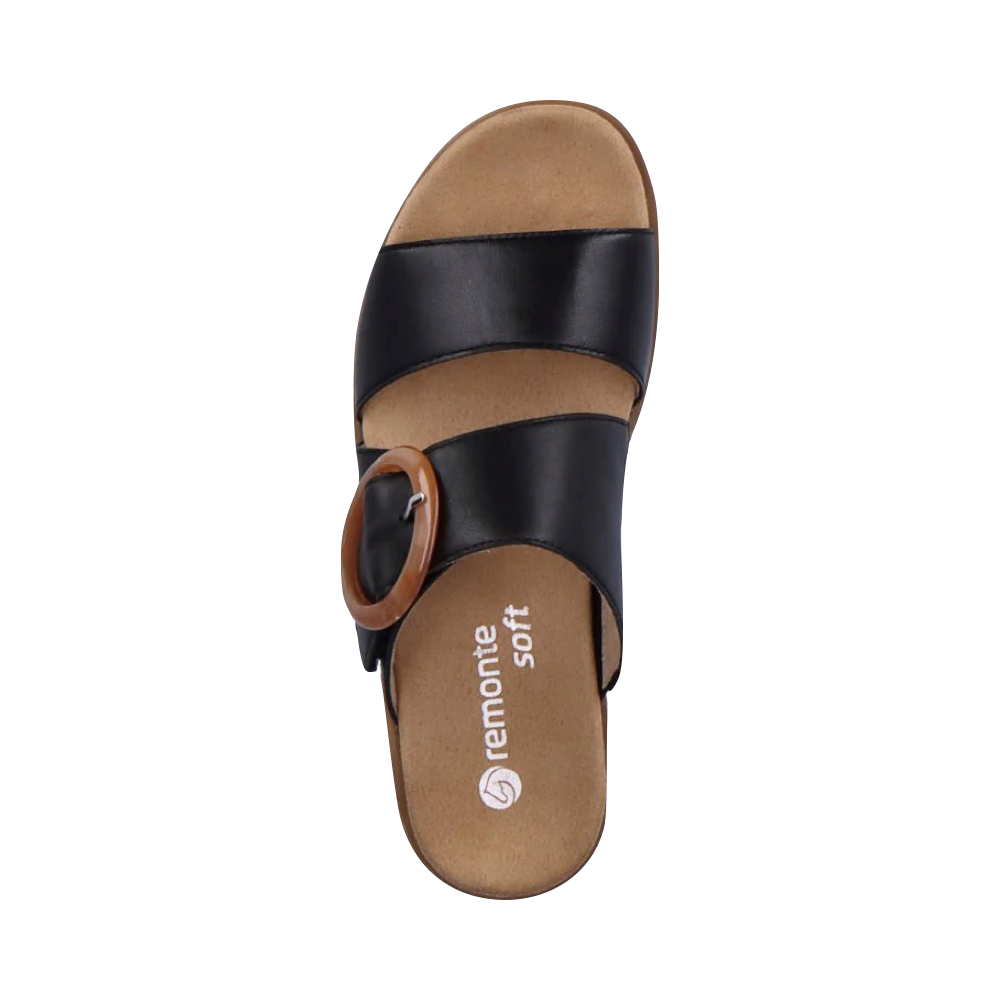 Top-down view of Remonte Jocelyn 51 Platform Slide Sandal for women.