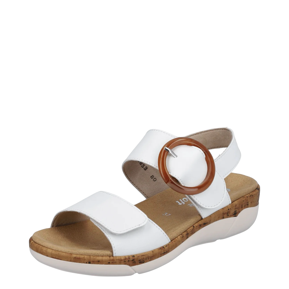 Toe view of Remonte Jocelyn 53 Buckle Sandal for women.