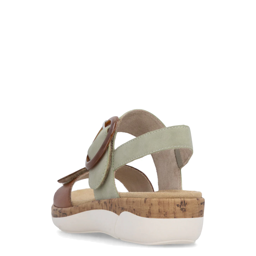 Heel view of Remonte Jocelyn 53 Sandal for women.