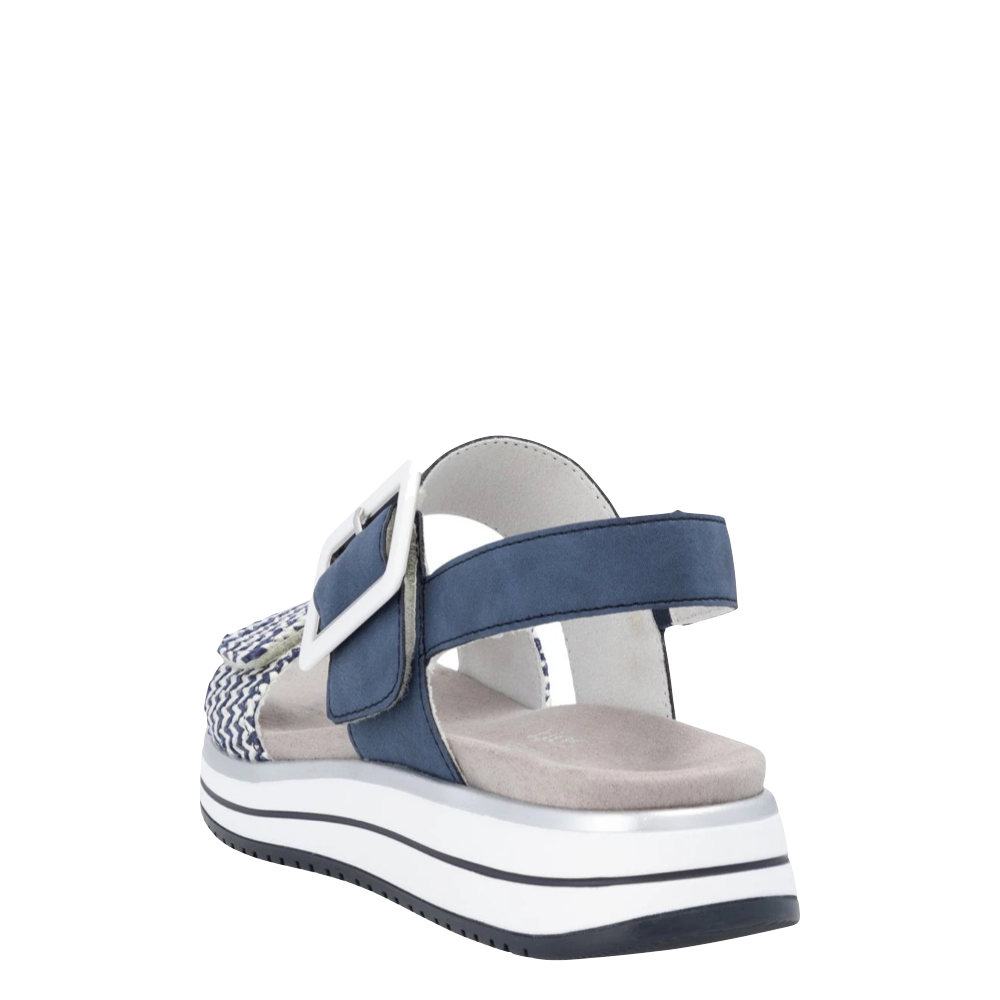 Heel view of Remonte Jocelyn 53 Sandal for women.