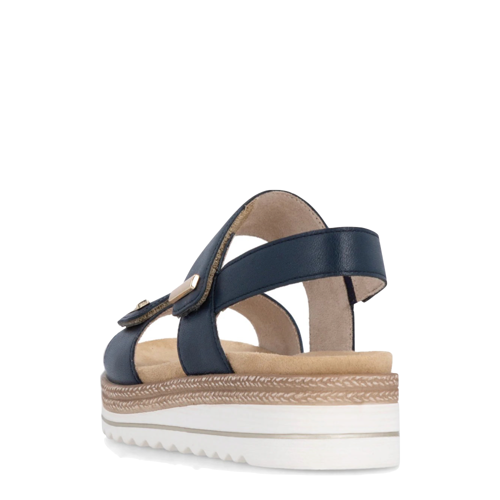 Heel view of Remonte Jocelyn 59 Sandal for women.