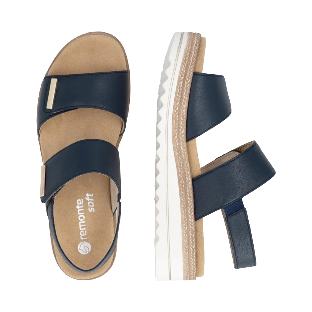 Top-down and side view of Remonte Jocelyn 59 Sandal for women.