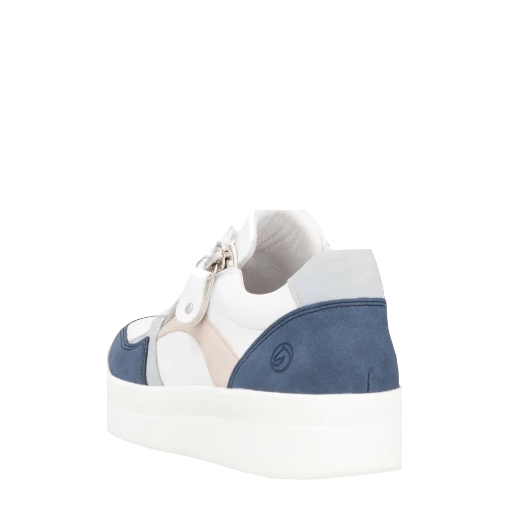 Heel view of Remonte Kendra 01 Sneaker for women.