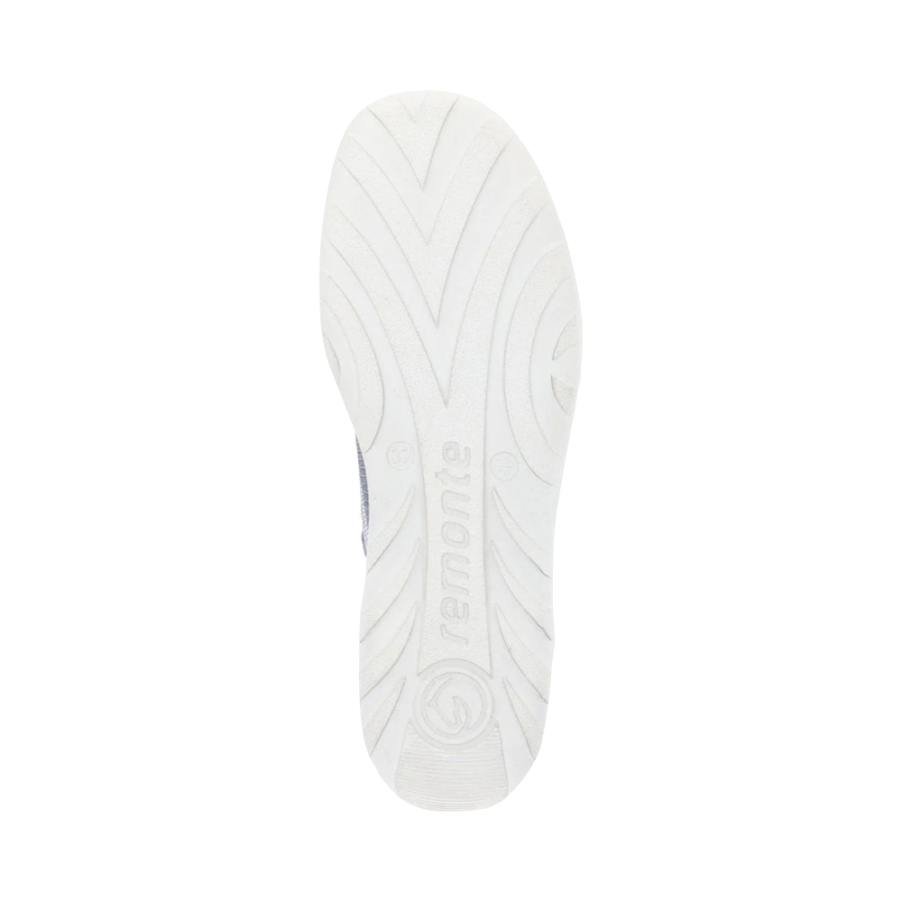 Bottom view of Remonte Liv 18 Knit Sneaker for women.