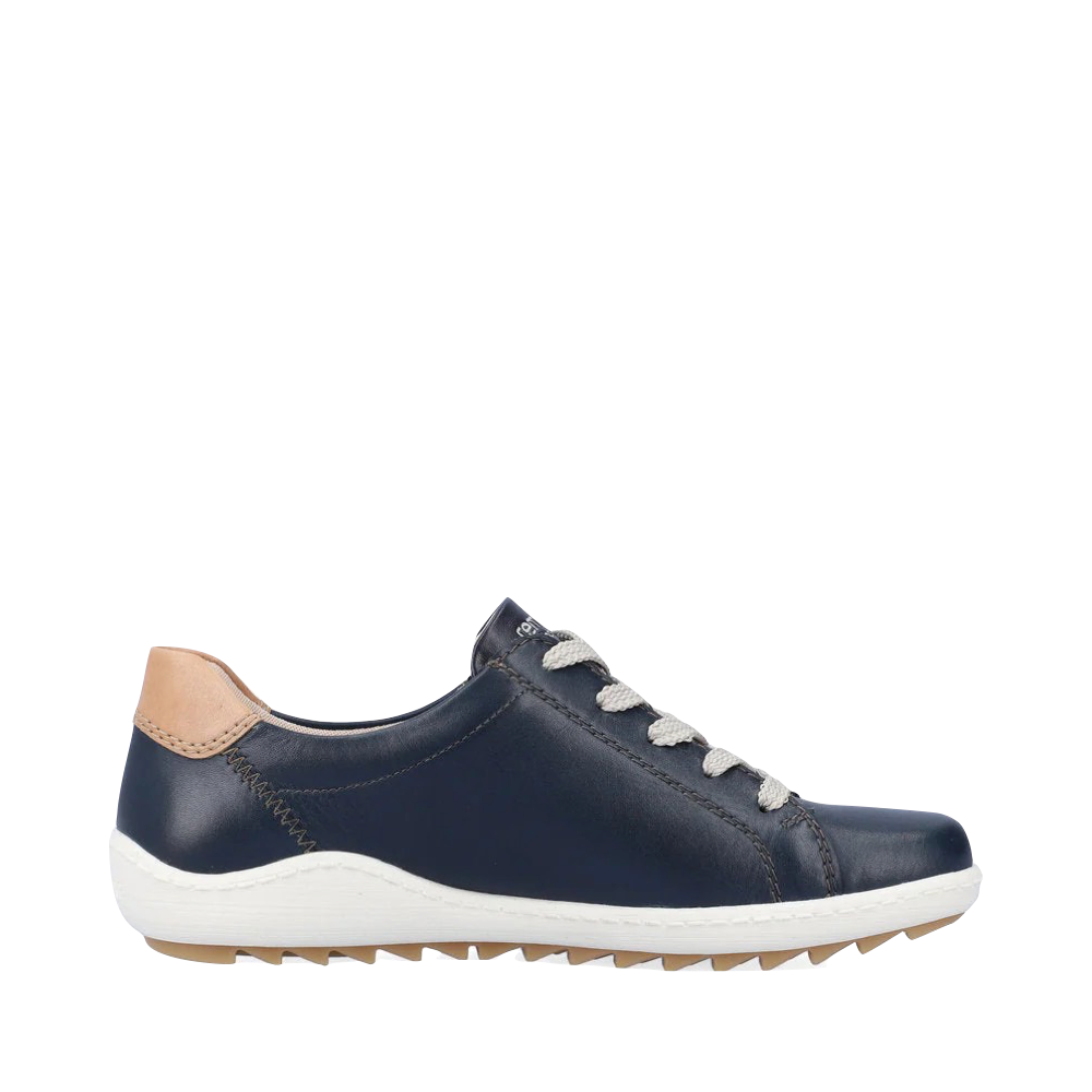 Side (right) view of Remonte Liv 32 Lace Sneaker for women.