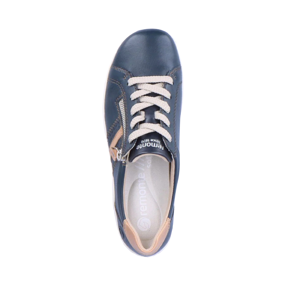 Top-down view of Remonte Liv 32 Lace Sneaker for women.