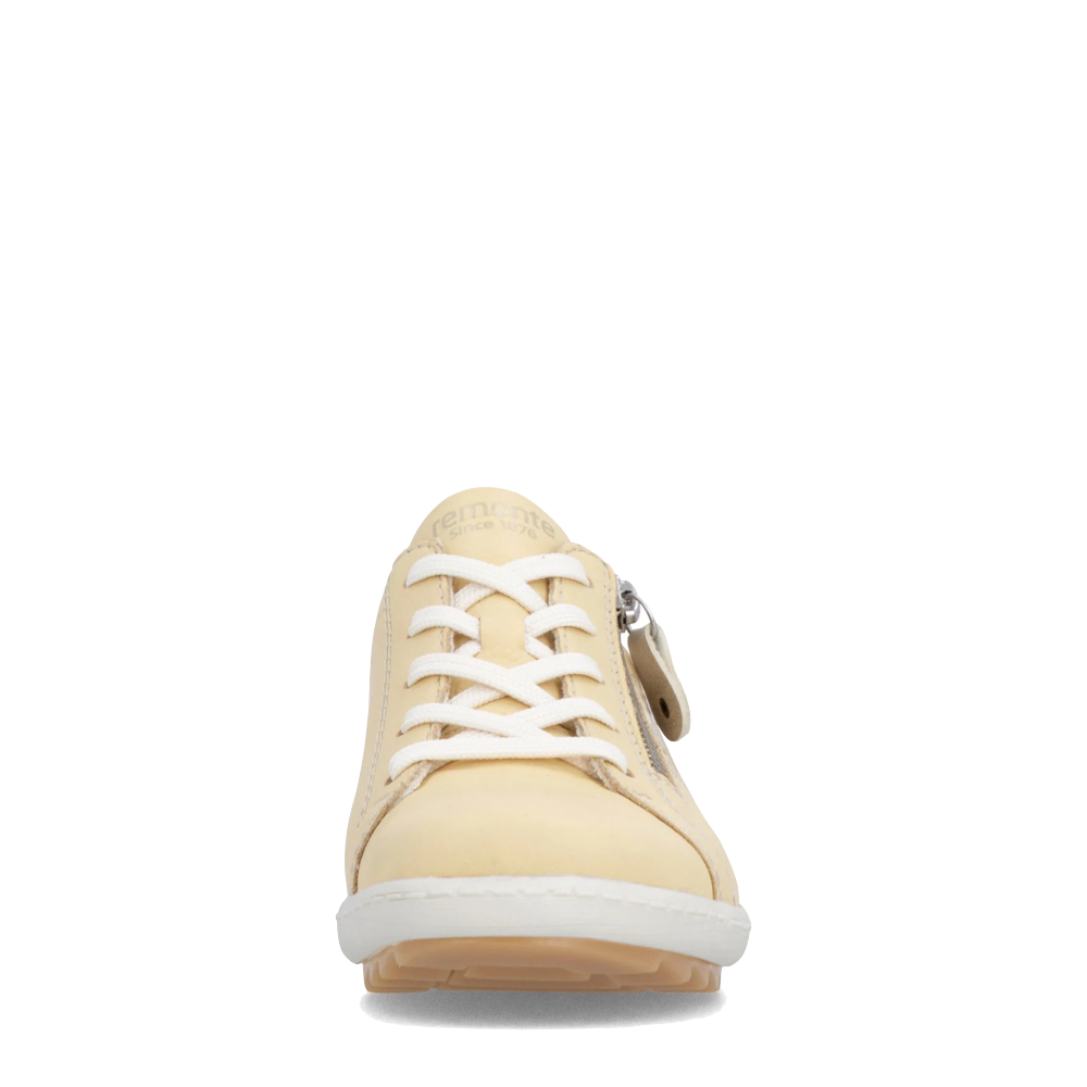 Front view of Remonte Liv 32 Side Zip Lace Sneakers for women.