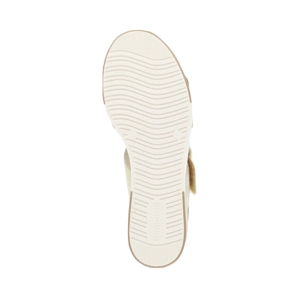 Bottom view of Remonte Sabine 50 Wedge Sandal for women.