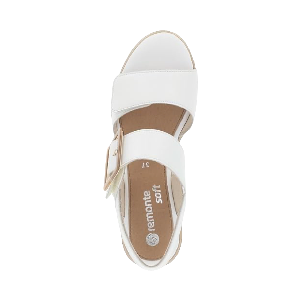 Top-down view of Remonte Sabine 50 Wedge Sandal for women.