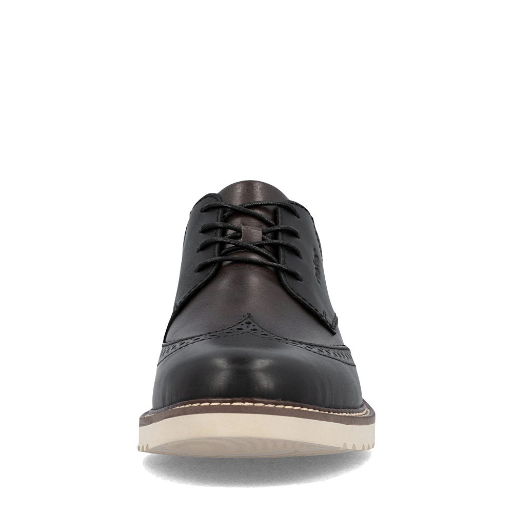 Front view of Rieker Alan 04 Wing Tip Shoe for men.