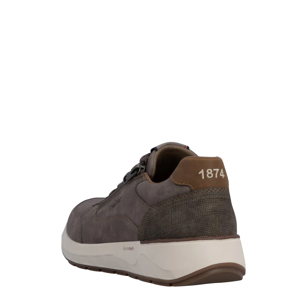 Heel view of Rieker Bruce 04 Sneaker for men.