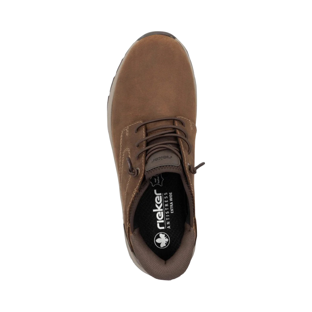 Top-down view of Rieker Bruce 50 Elastic Lace Shoe for men.