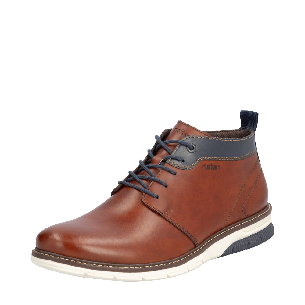 Mudguard and Toe view of Rieker Dustin 17 Boot for men.