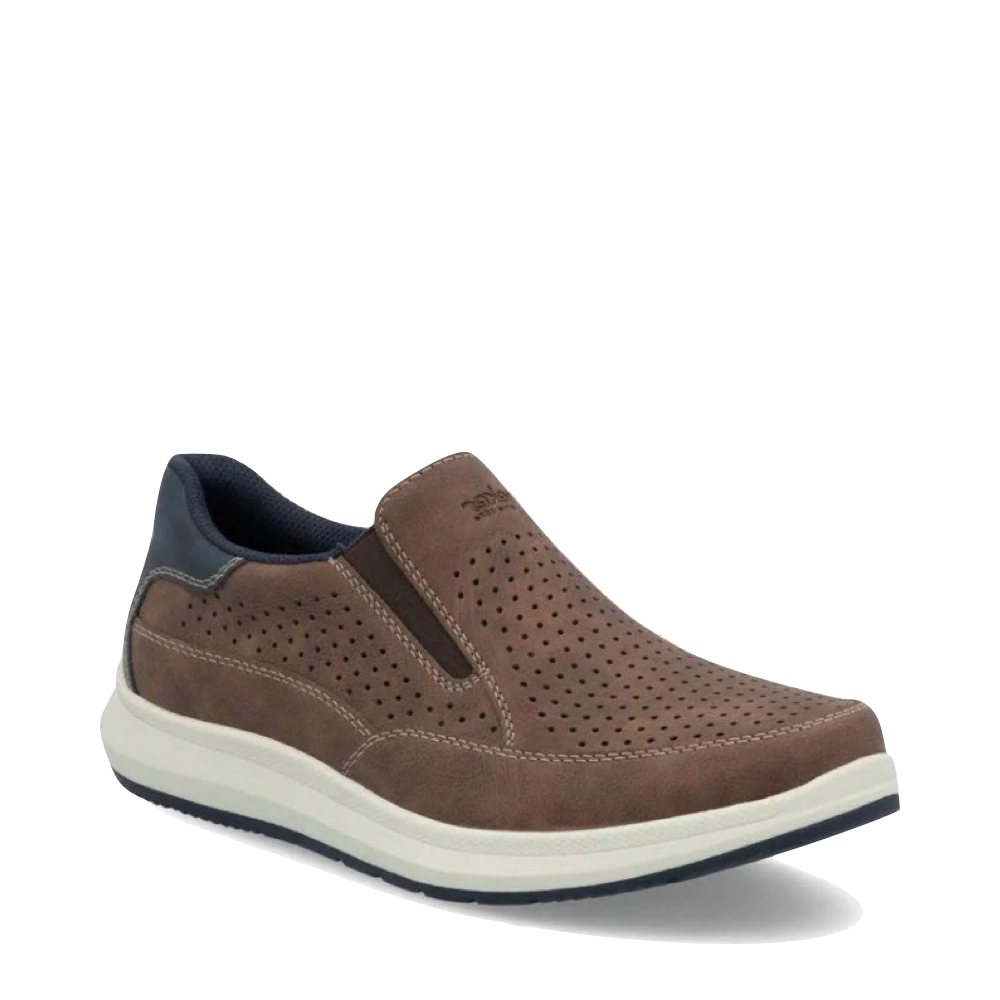 Mudguard and Toe view of Rieker Reinhard 52 Perfed Slip On for men.