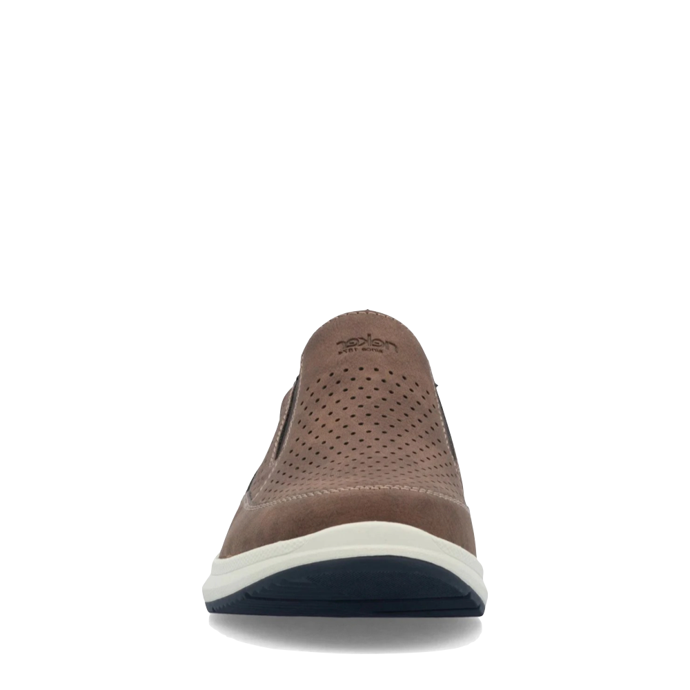 Front view of Rieker Reinhard 52 Perfed Slip On for men.