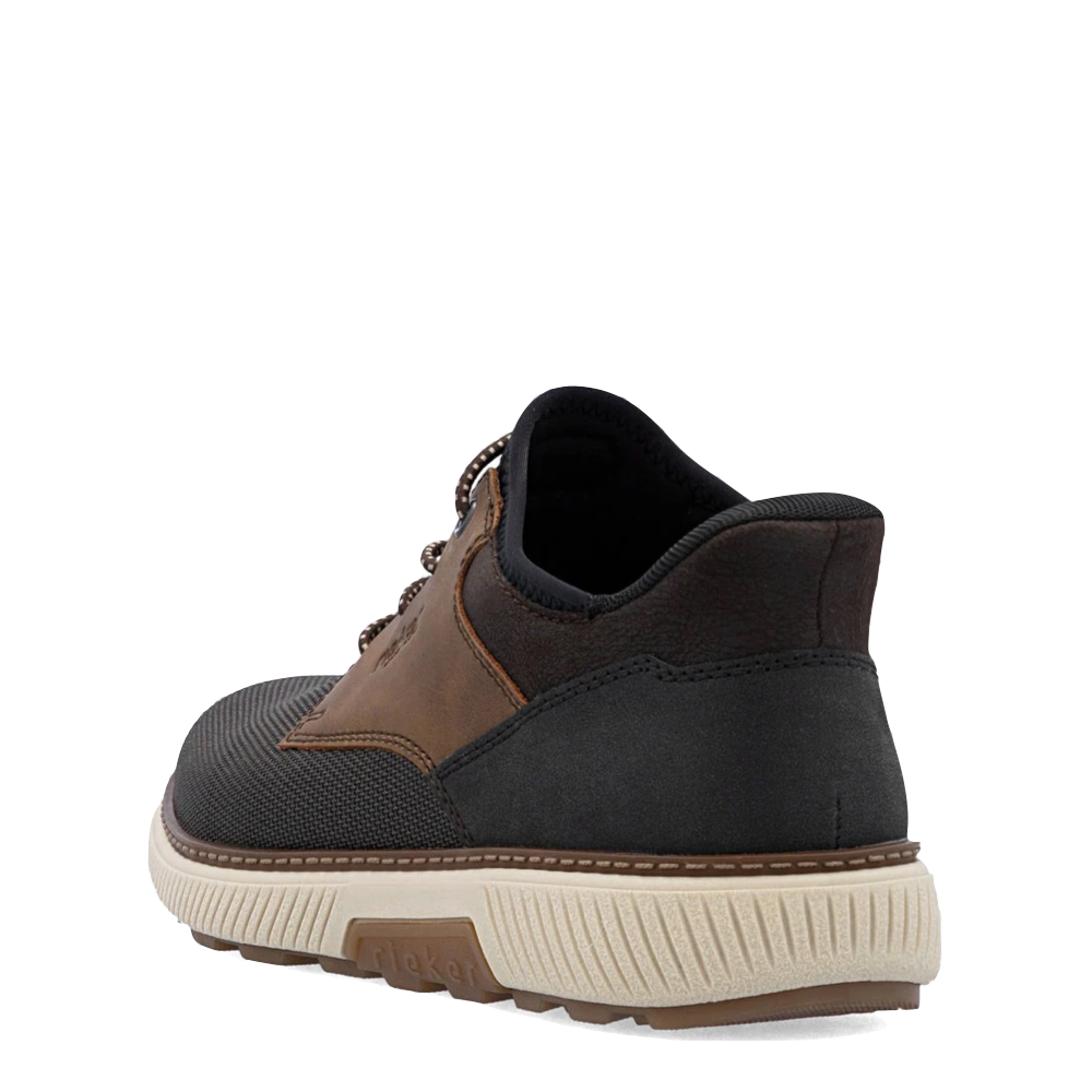 Heel view of Rieker Stan 57 Shoe for men.