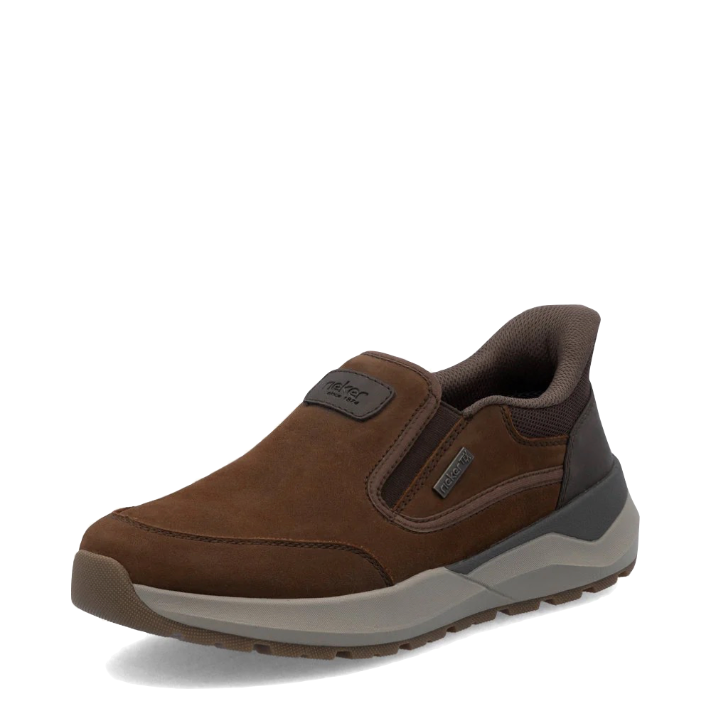 Mudguard and Toe view of Rieker Thorben 52 Slip On for men.
