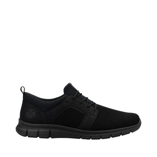 Side (right) view of Rieker Timo 96 Bungee Lace Slip On Sneaker for men.