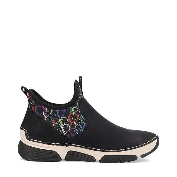 Rieker Women's 57 Multi Chelsea Boot in Black